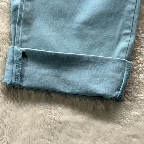 Lee Platinum Label Capri Sz 2 Petite Blue Sage - Picture 4 of 9